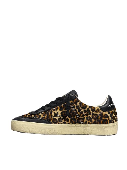 Golden Goose cavallino Leopard Sneakers soul star  Golden Goose | GWF00464F00505181472 BEIGE BROWN BLACK